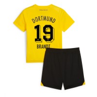 Billiga Borussia Dortmund Julian Brandt #19 Barnkläder Hemma fotbollskläder till baby 2023-24 Kortärmad (+ Korta byxor)